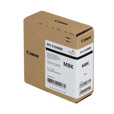 Canon (Original) PFI-310 MBK Pigment Matte Black Ink Tank 330ml for TX Models