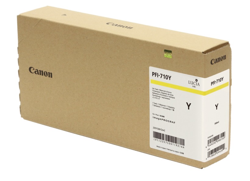 Canon (Original) PFI-710Y Pigment Yellow Ink Tank 700ml for TX Models
